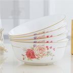 Household Japanese Bone China Ceramic Bowl