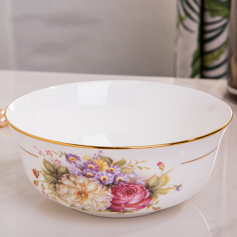 Household Japanese Bone China Ceramic Bowl
