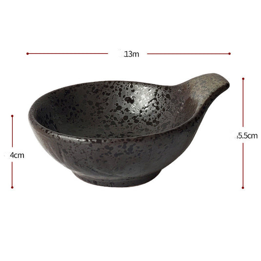 Japanese Style Simple Ceramic Bowl Small Rice Bowl Soup Bowl
