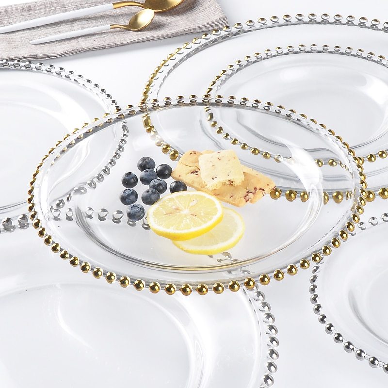 Bone China Western Food Household Round Plate