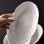 Creative Ultra-thin Bone China Irregular Salad Plate