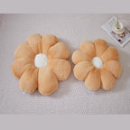 17.7In Cute White Daisy Flower Shaped Kids Throw Pillow Flower Throw Pillow Floor Pillow Cushion Sunflower Pillow Decorative Pillow for Kids Teens Tweens Girls. - Grand Goldman