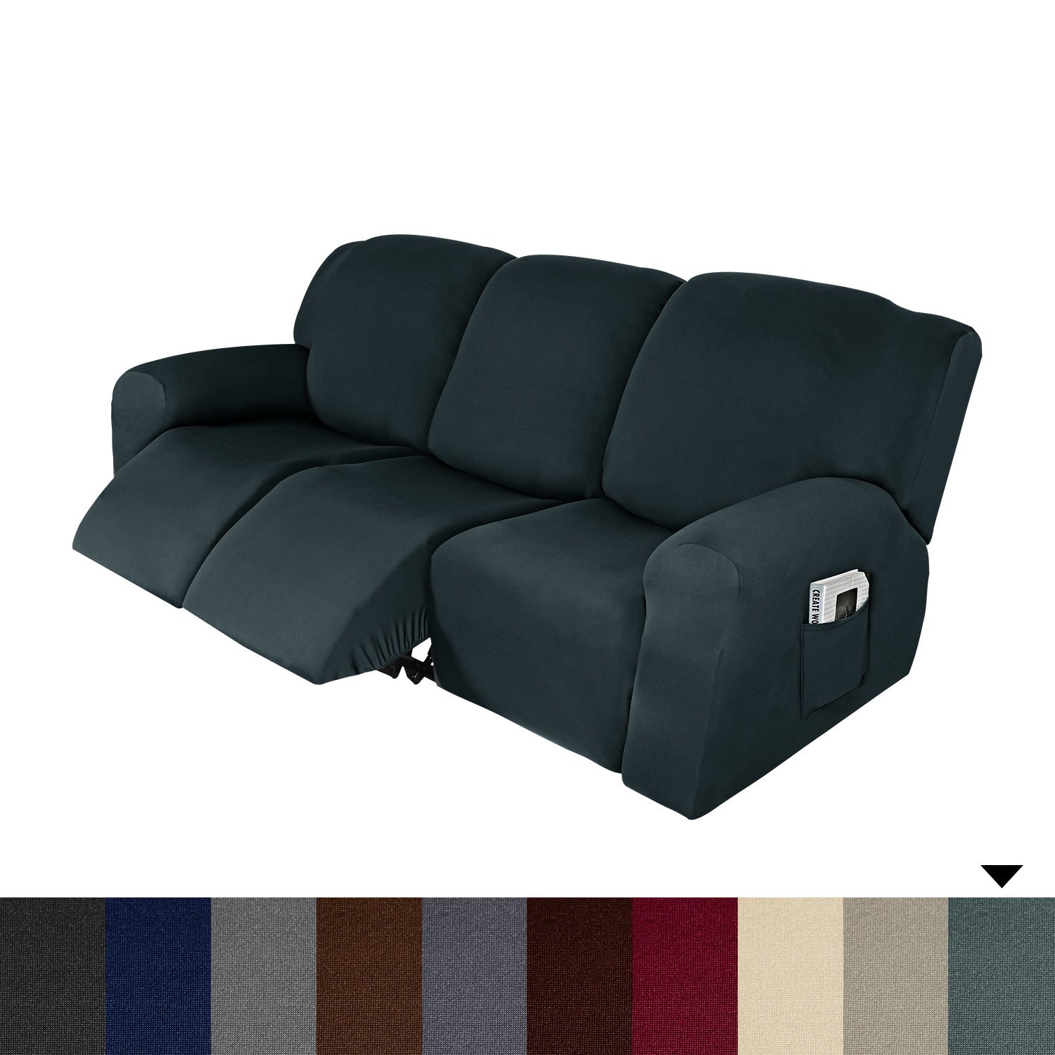 Husholdningsmælk Silke Recliner Sofa Betræk