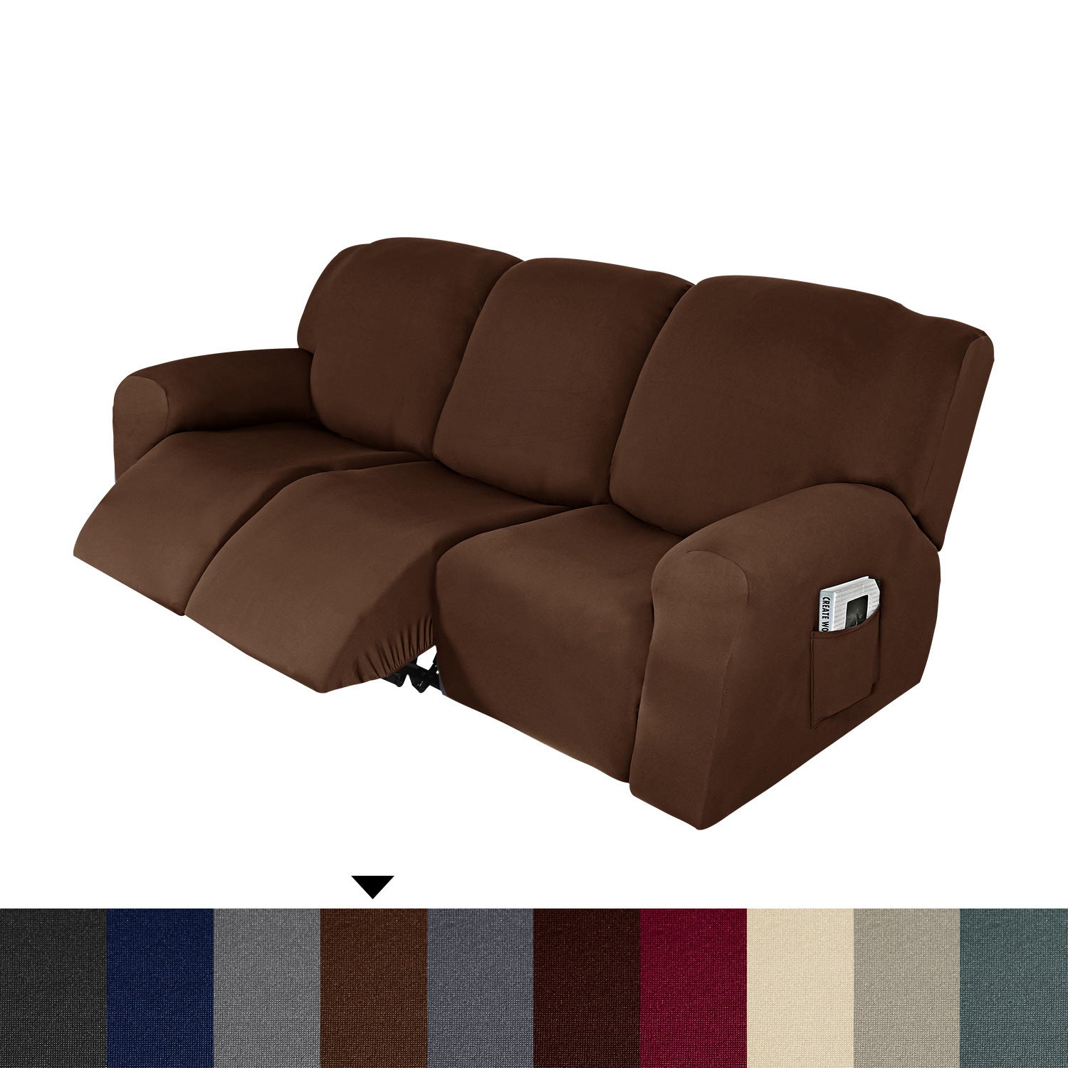 Husholdningsmælk Silke Recliner Sofa Betræk