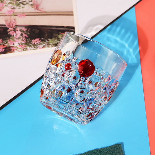 Crystal Diamond Household Whiskey Wine Glass Wine Glass Water Cup