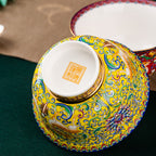 Elk Bone China National Pomegranate Bowl