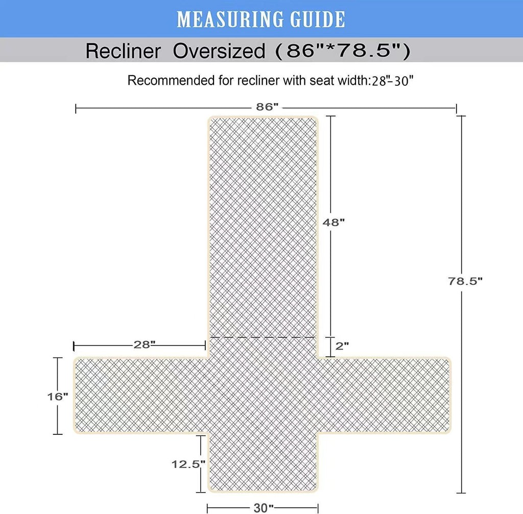 Housse universelle pour canapé inclinable Housse intégrée pour canapé Anti-salissure Imperméable