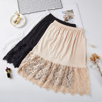 Lace cutout skirt