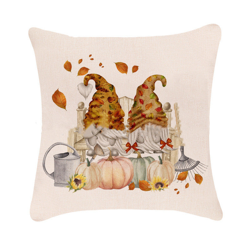 New Autumn Halloween Pumpkin Pillow Car Sofa Cushion Cover