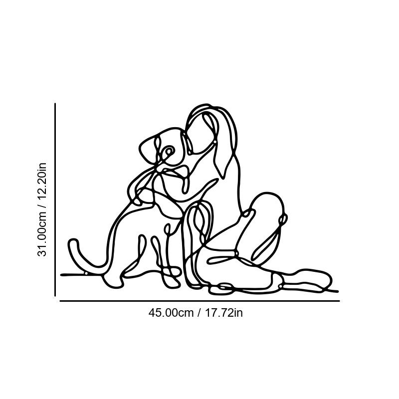 Art Abstract Indoor Wall Decoration Animal Style Background Wall