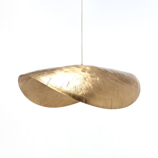 Lustre de luxe en forme de chapeau en bambou pour salon, chambre à coucher, feuille de lotus