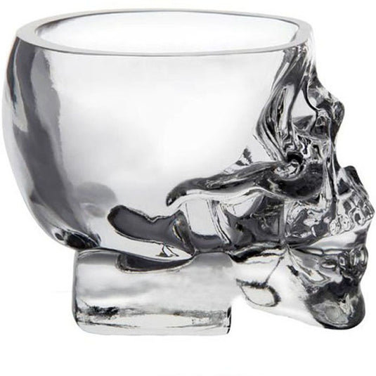 Glas Skull Vinglas Whisky Spiritus Specialformet vinglas