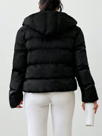 Women's Casual Solid Color Zipper Hoodie Jacket