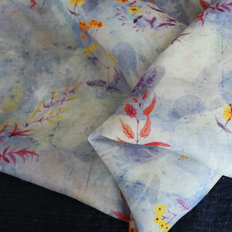 Natural Pure Ramie Digital Printing Fabric