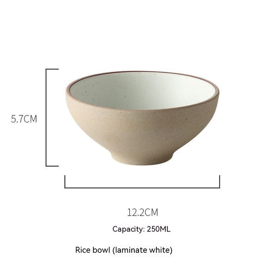 Eating Ceramic Simple Small Bowl Japanese Style Tableware Set
