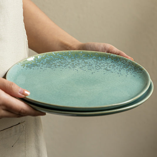 Minimalist Chinese Style Household Ceramic Plates