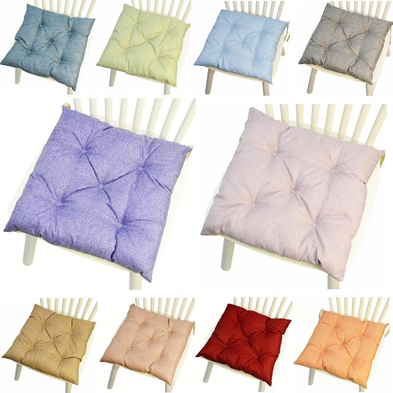 Multifarvet hør fem-cirkel stolpude stolpude