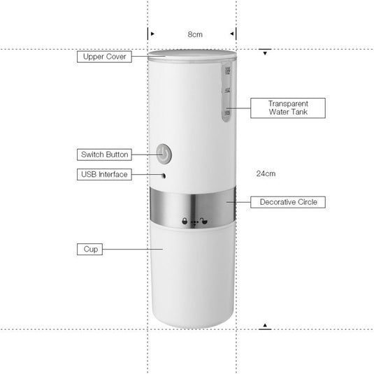 200ml Mini Coffee Machine - Grand Goldman