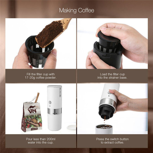 200ml Mini Coffee Machine - Grand Goldman