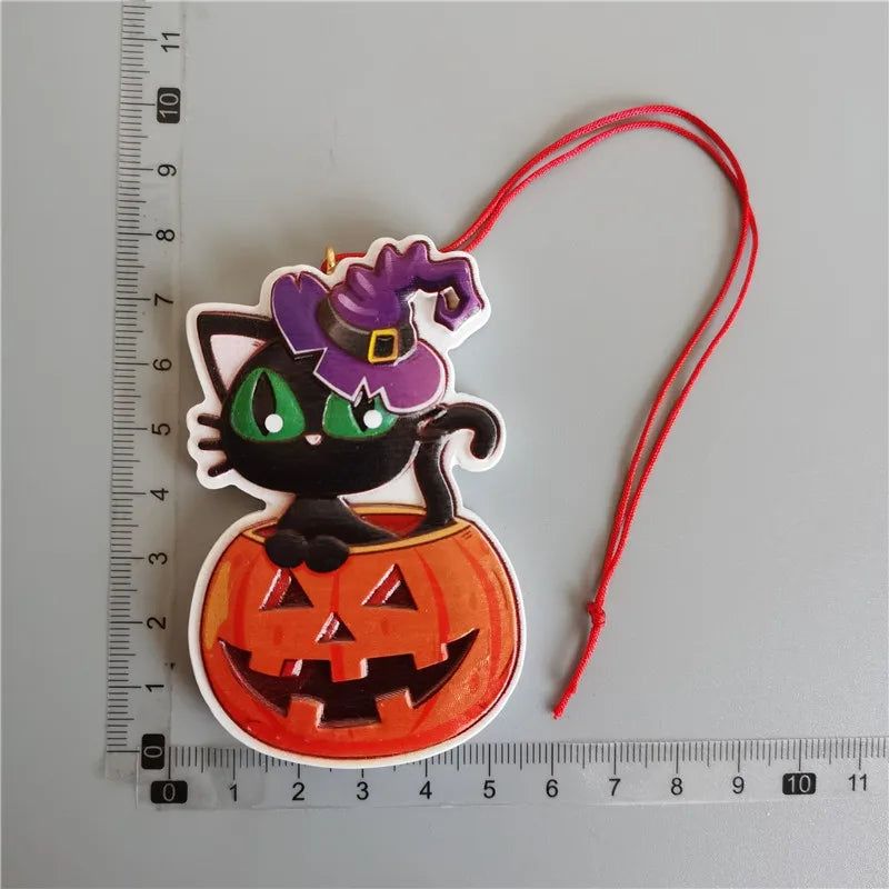 2021 Christmas Santa Claus Pendant  Refrigerator Magnets Halloween Grimace Nordic Decoration Pumpkin Cartoon Fridge Sticker - Grand Goldman