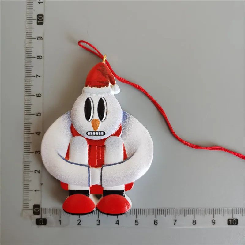 2021 Christmas Santa Claus Pendant  Refrigerator Magnets Halloween Grimace Nordic Decoration Pumpkin Cartoon Fridge Sticker - Grand Goldman