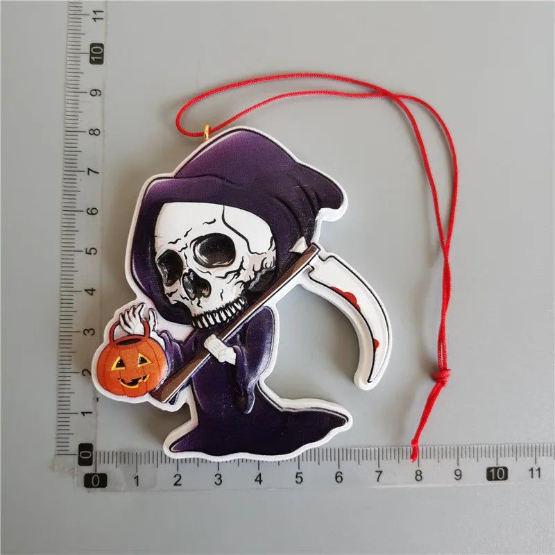 2021 Christmas Santa Claus Pendant  Refrigerator Magnets Halloween Grimace Nordic Decoration Pumpkin Cartoon Fridge Sticker - Grand Goldman