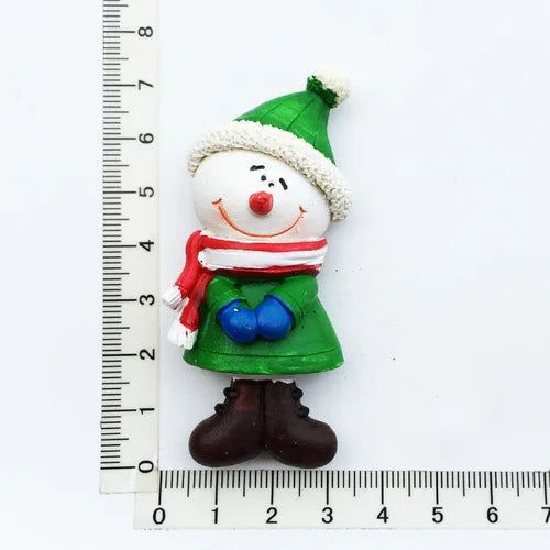 2023 New year Christmas Snowman Cute Cartoon Fridge Magnet Gifts for Children Christmas Decoration Crafts Refrigerator Stickers - Grand Goldman