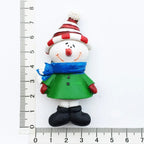 2023 New year Christmas Snowman Cute Cartoon Fridge Magnet Gifts for Children Christmas Decoration Crafts Refrigerator Stickers - Grand Goldman