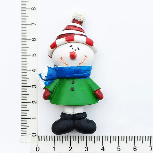 2023 New year Christmas Snowman Cute Cartoon Fridge Magnet Gifts for Children Christmas Decoration Crafts Refrigerator Stickers - Grand Goldman