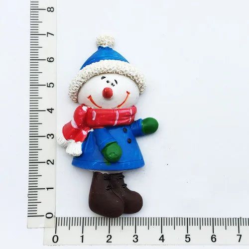 2023 New year Christmas Snowman Cute Cartoon Fridge Magnet Gifts for Children Christmas Decoration Crafts Refrigerator Stickers - Grand Goldman