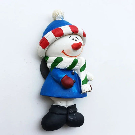 2023 New year Christmas Snowman Cute Cartoon Fridge Magnet Gifts for Children Christmas Decoration Crafts Refrigerator Stickers - Grand Goldman