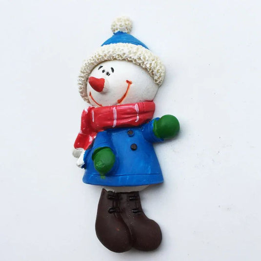 2023 New year Christmas Snowman Cute Cartoon Fridge Magnet Gifts for Children Christmas Decoration Crafts Refrigerator Stickers - Grand Goldman