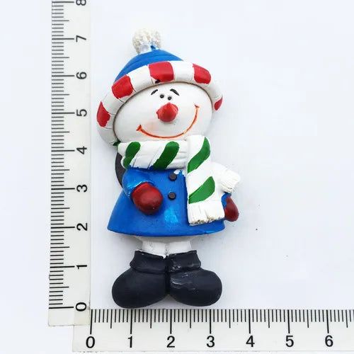 2023 New year Christmas Snowman Cute Cartoon Fridge Magnet Gifts for Children Christmas Decoration Crafts Refrigerator Stickers - Grand Goldman