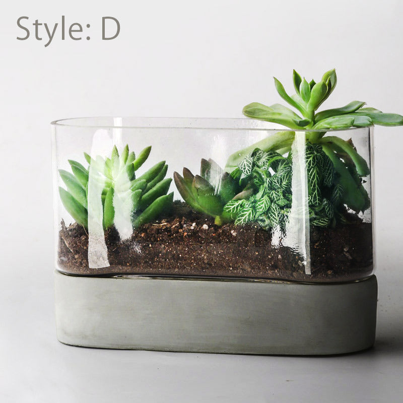 ストレートセメント花瓶