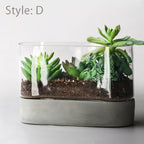 ストレートセメント花瓶