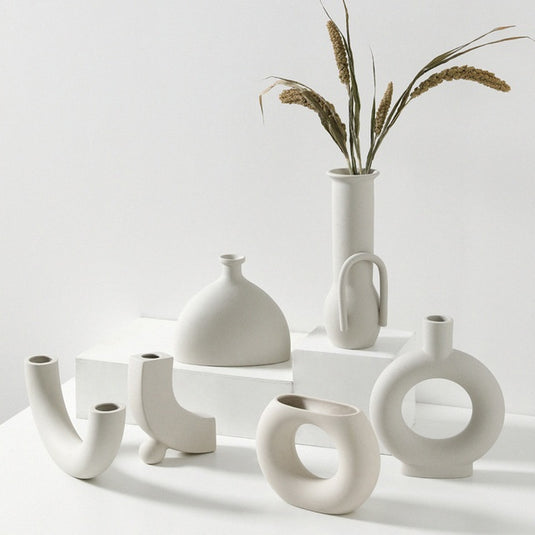 Vase en céramique de décoration nordique
