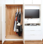 Retractable Clothes Hanger Folding Multifunctional Non-slip Storage Rack Clothing Rod Wardrobe Space Saver Laundry Shelf