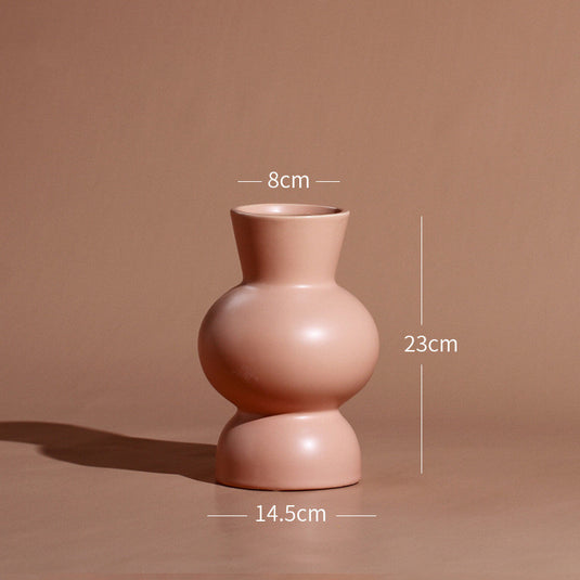 Nordic Creative Personality Ceramic Vase Decoration