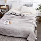 Cooling Blankets Pure Color Summer Quilt Plain Summer Cool Quilt Compressible Air-conditioning Quilt Quilt Blanket - Grand Goldman