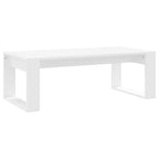 vidaXL Smoked Oak Coffee Table - Modern Style Engineered Wood 40.2"x19.7"x13.8" - Perfect for Living Room, Office, Lounge Spaces