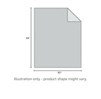 Couverture chauffante électrique DUODUO 72"x84" en polaire corail chaude avec 4 réglages de chaleur et arrêt automatique de 10 heures Protection contre la surchauffe - Gris 