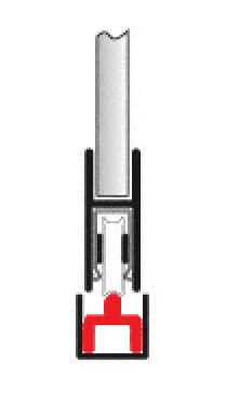 KC Hardware Vinyl Sliding Screen Door Track, Sliding Door Bottom Track Replacement, Patio Screen Door Repair Guide- White Vinyl -72 Inch