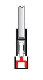 KC Hardware Vinyl Sliding Screen Door Track, Sliding Door Bottom Track Replacement, Patio Screen Door Repair Guide- White Vinyl -72 Inch