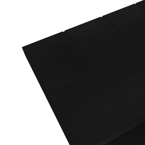 Ekena Millwork Lifetime Vinyl LJ4S14X05500BL Standard Four Board Joined, Board-n-Batten Vinyl Shutters, w/Installation Shutter-Lok's & Matching Screws (Per Pair), 14"W x 55"H, Black