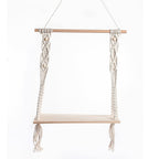 Hand-woven tapestry shelf