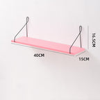Wooden wall shelf