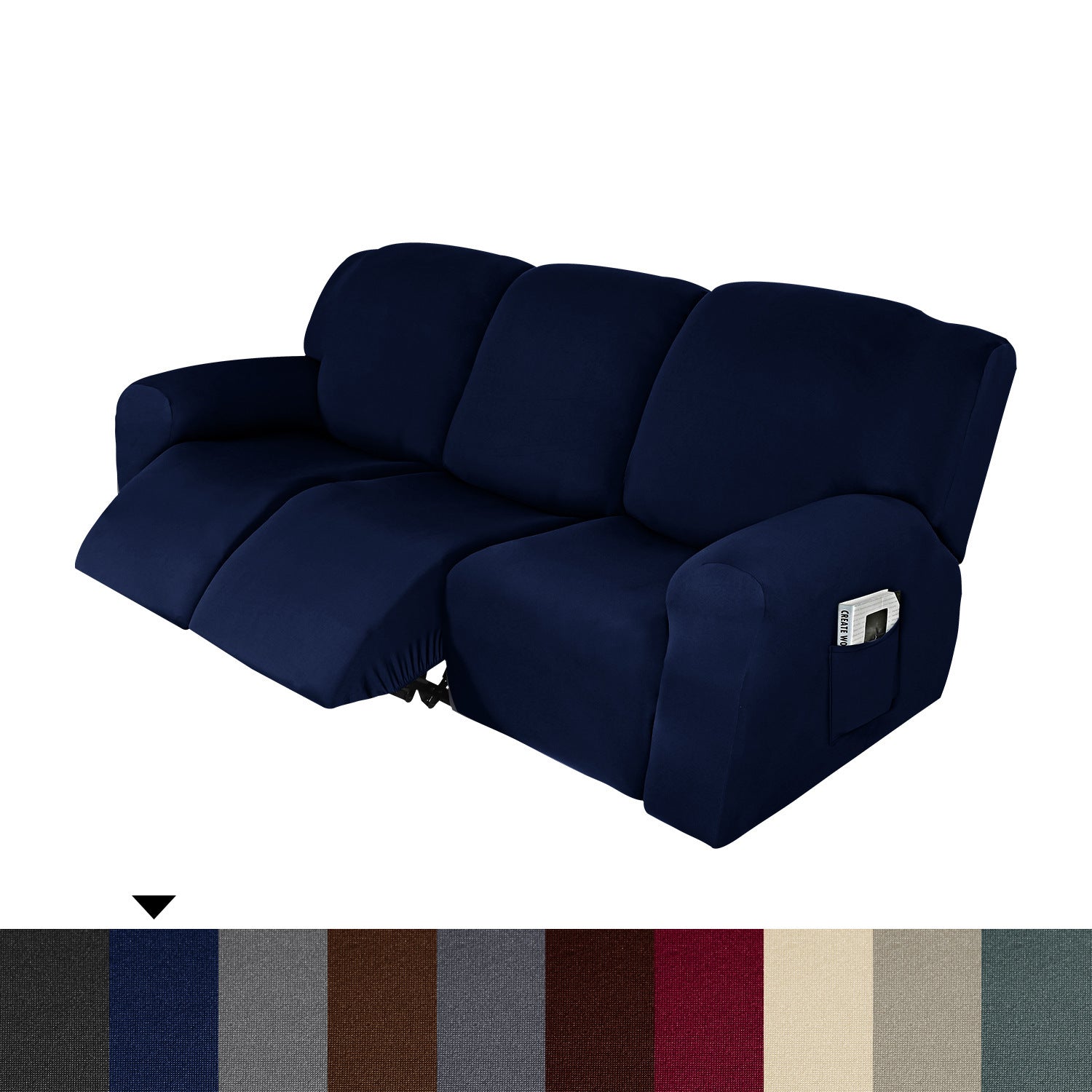 Husholdningsmælk Silke Recliner Sofa Betræk