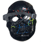 Halloween kranium LED lysende maske