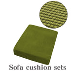 Waterproof Corduroy Sofa Cover Anti-Slip Elastic Cushion Covers Living Room Washable Recliner Furniture Protector