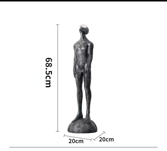 NAIVITET Resin Statue Hjem Creative Human Sculpture Dekorativ Ornament
